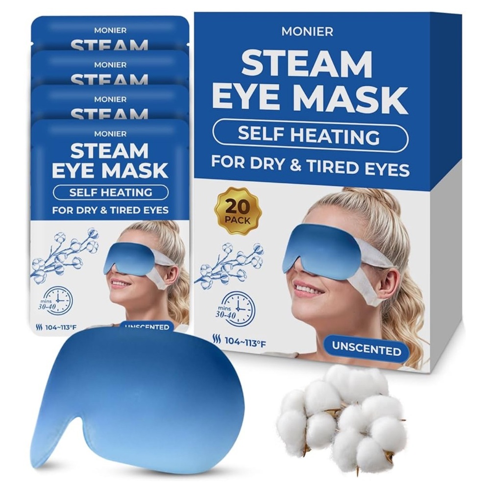 Monier Steam Eye Mask 20 Pack (3 boxes)